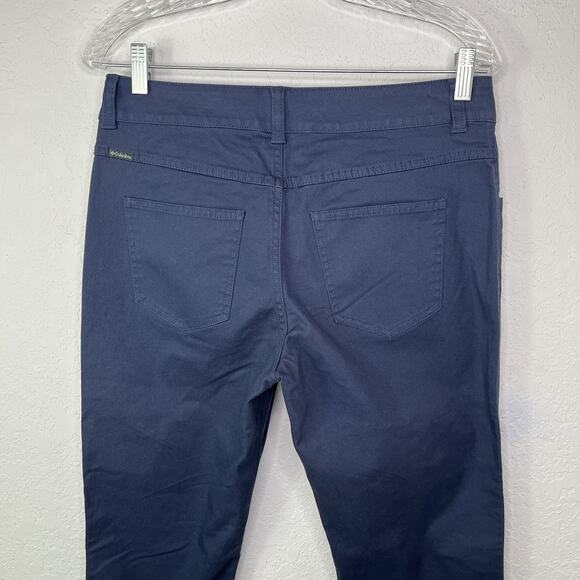 Columbia Canvas Pants Size 8, blue, straight leg, outdoor, camping, trailing - Picture 6 of 7